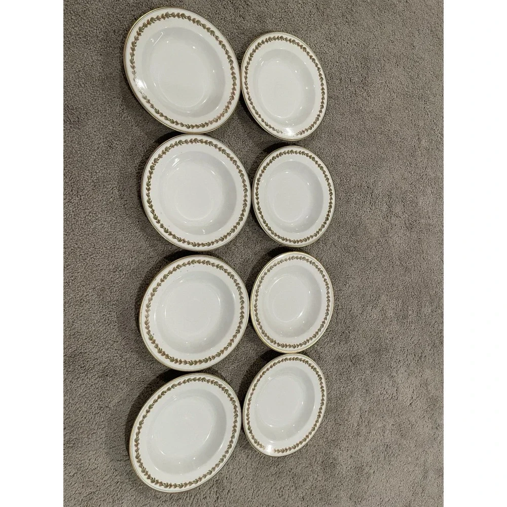 Vintage  Syracuse China Eight Salad/Pasta Bowls